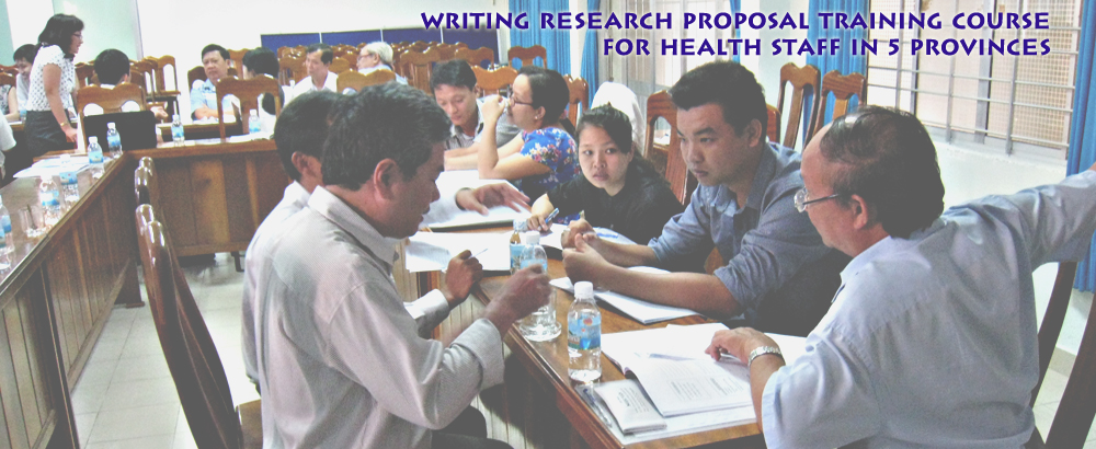 Training course on Writing proposals for community health research - Khanh Hoa